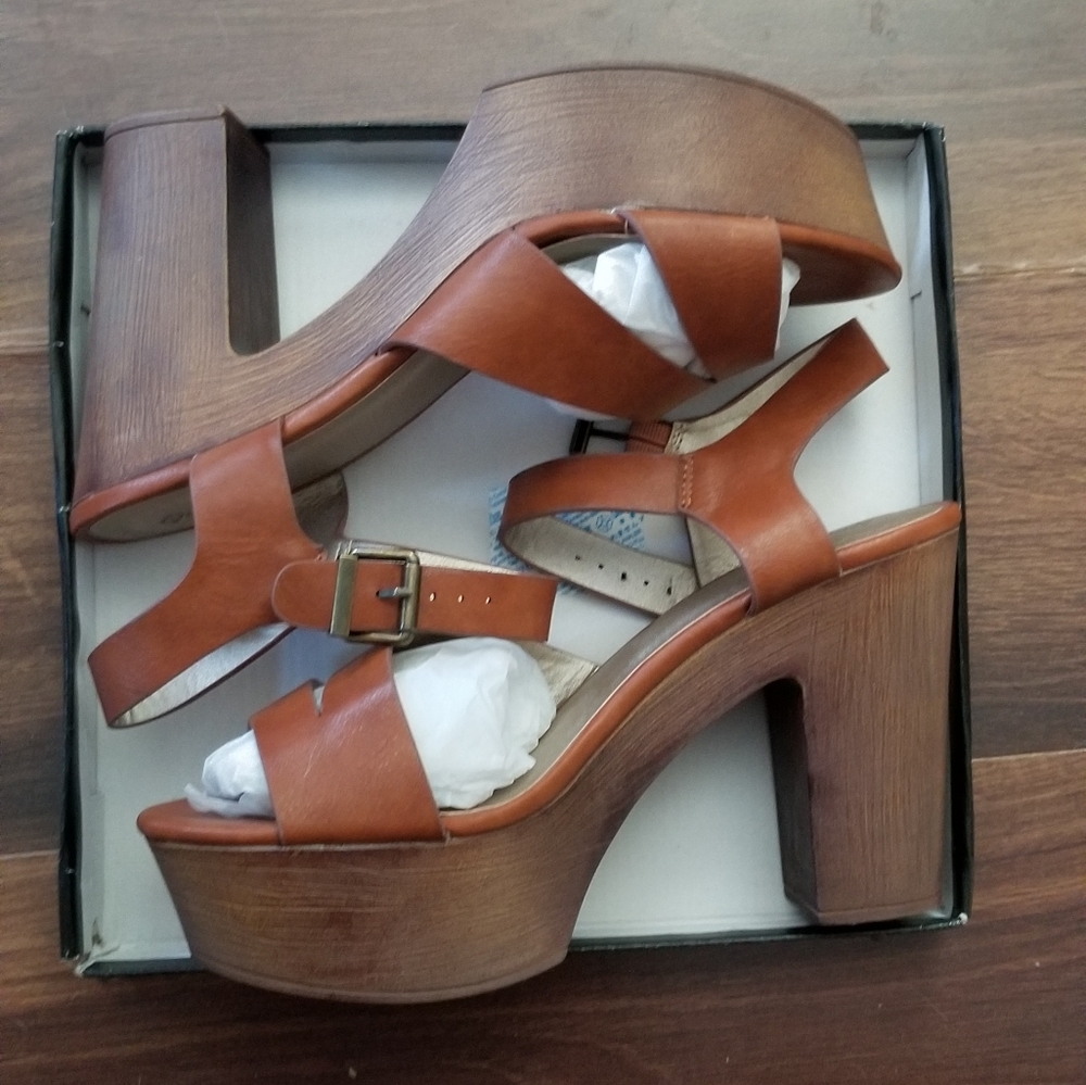 Brown heels